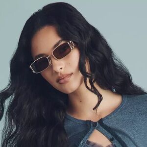 Anthropologie Gold and Brown Women's Glasses